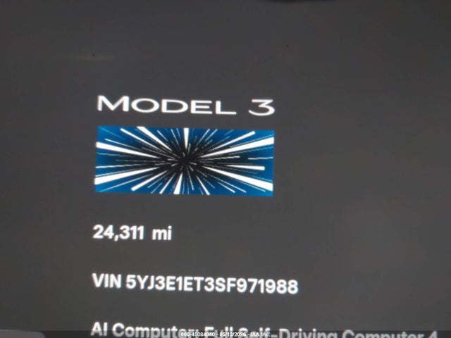 5YJ3E1ET3SF971988 Tesla Model 3 Performance All-wheel Drive
