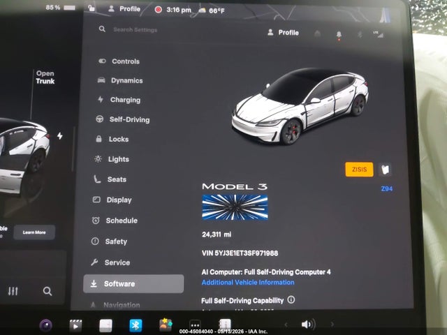 Tesla Model 3 Performance All-wheel Drive 2025 5YJ3E1ET3SF971988 Image 7