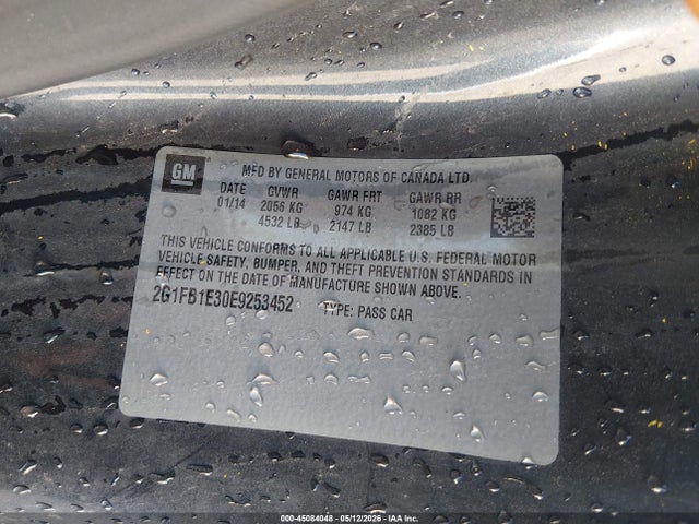 Продаж на аукціоні авто 2014 Chevrolet Camaro 1lt, vin: 2G1FB1E30E9253452, номер лоту: 45084048