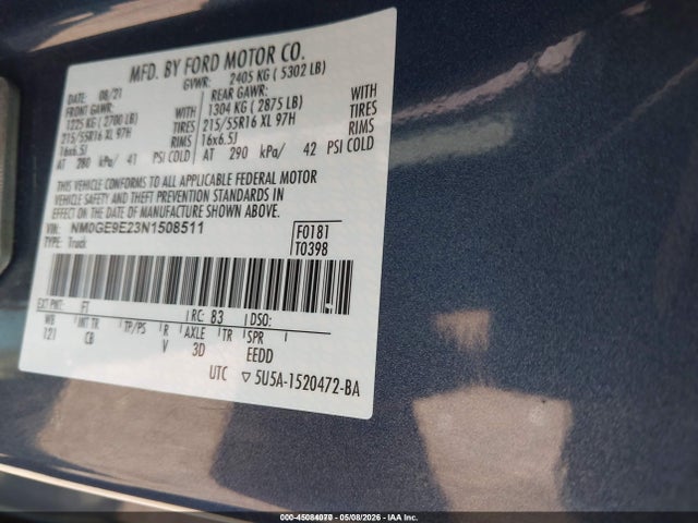 Ford Transit Connect Xl Passenger 2022 NM0GE9E23N1508511 Image 9