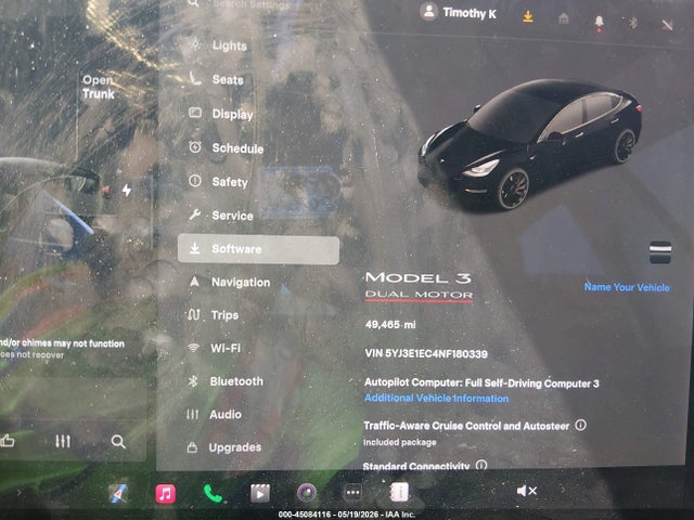 Продаж на аукціоні авто 2022 Tesla Model 3 Performance Dual Motor All-wheel Drive, vin: 5YJ3E1EC4NF180339, номер лоту: 45084116