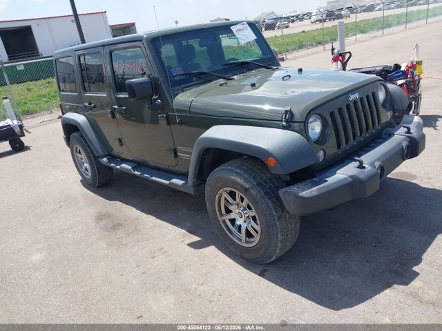 2016 Jeep Wrangler Unlimited Sport მანქანა იყიდება აუქციონზე, vin: 1C4HJWDG0GL137572, აუქციონის ნომერი: 45084123