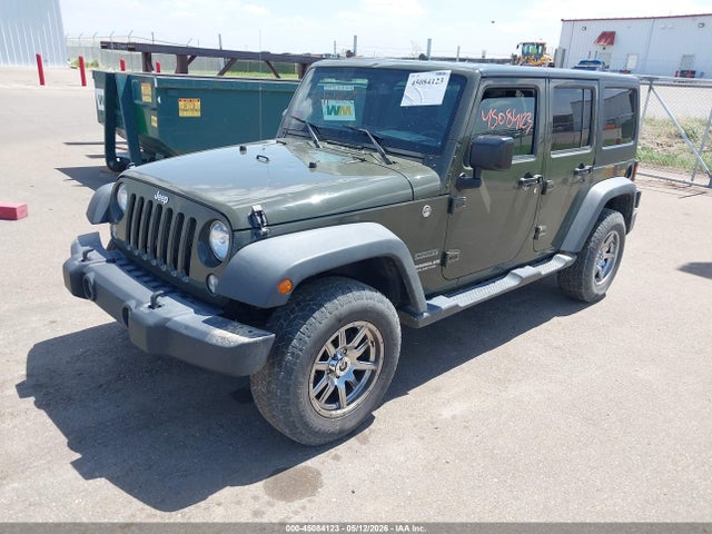 45084123 :رقم المزاد ، 1C4HJWDG0GL137572 vin ، 2016 Jeep Wrangler Unlimited Sport مزاد بيع