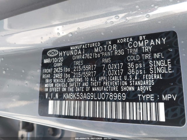 KM8K53AG9LU078969 Hyundai Kona Electric Ultimate