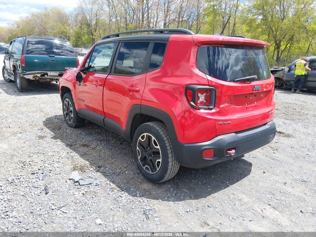 Aukcja sprzedaży 2016 Jeep Renegade Trailhawk, vin: ZACCJBCT7GPD57658, numer aukcji: 45084258