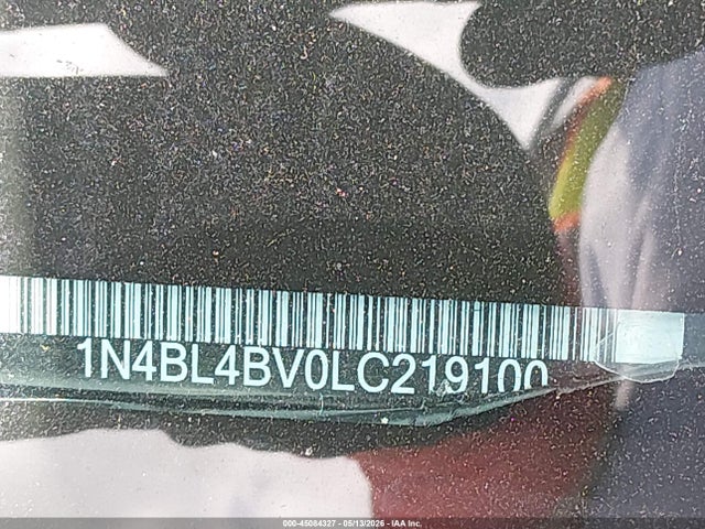 1N4BL4BV0LC219100 Nissan Altima S Fwd