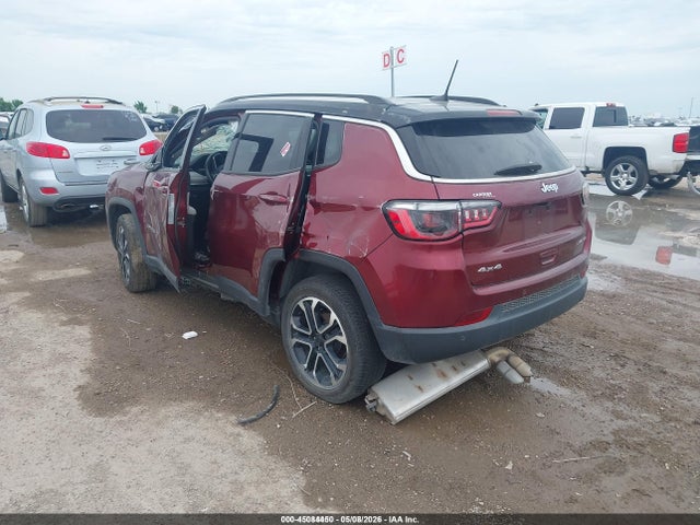 45084450 :رقم المزاد ، 3C4NJDCB4NT101995 vin ، 2022 Jeep Compass Limited 4x4 مزاد بيع