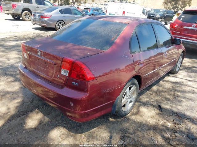 Продаж на аукціоні авто 2005 Honda Civic Ex, vin: 2HGES26735H563922, номер лоту: 45084500