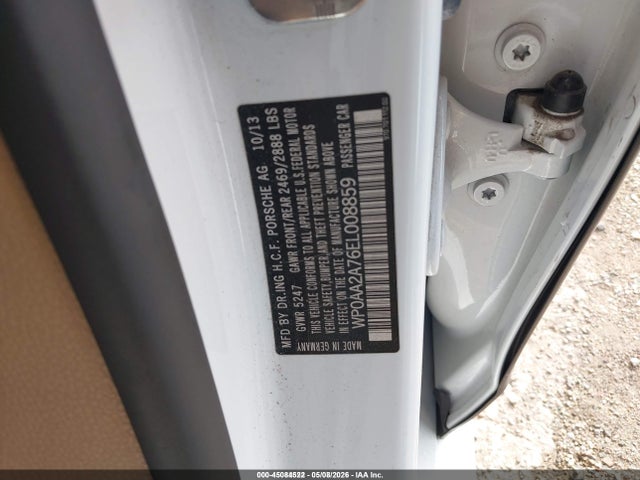 Продажа на аукционе авто 2014 Porsche Panamera 4, vin: WP0AA2A76EL008859, номер лота: 45084522