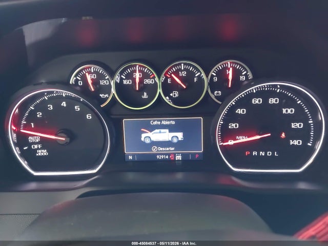 45084537 :رقم المزاد ، 3GCUYDED3KG163723 vin ، 2019 Chevrolet Silverado 1500 Lt مزاد بيع