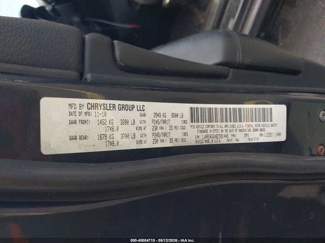 2011 Jeep Grand Cherokee Laredo მანქანა იყიდება აუქციონზე, vin: 1J4RS4GGXBC591445, აუქციონის ნომერი: 45084715