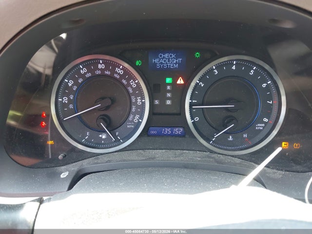 Aukcja sprzedaży 2012 Lexus Is 250, vin: JTHBF5C27C5177796, numer aukcji: 45084730