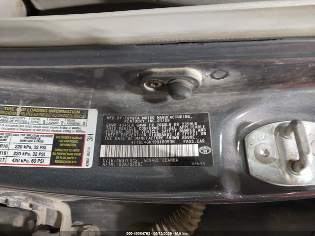 Продажа на аукционе авто 2009 Toyota Camry Le, vin: 4T1BE46K19U400936, номер лота: 45084763