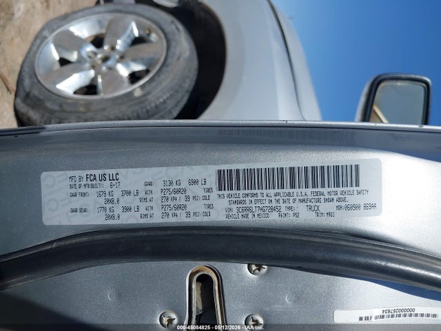 2017 Ram 1500 Lone Star  4x2 5'7 Box მანქანა იყიდება აუქციონზე, vin: 3C6RR6LT7HG728452, აუქციონის ნომერი: 45084825