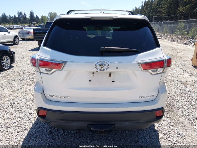 Toyota Highlander Xle V6 2016 5TDJKRFH2GS305894 Image 16