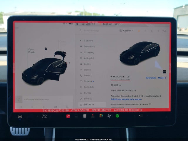 Aukcja sprzedaży 2020 Tesla Model 3 Performance Dual Motor All-wheel Drive, vin: 5YJ3E1EC2LF713138, numer aukcji: 45085037