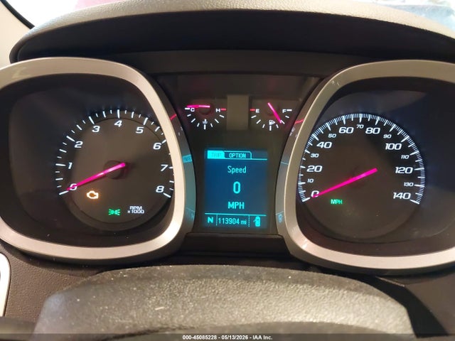 45085228 :رقم المزاد ، 1GNFLEEK0DZ115019 vin ، 2013 Chevrolet Equinox 1lt مزاد بيع
