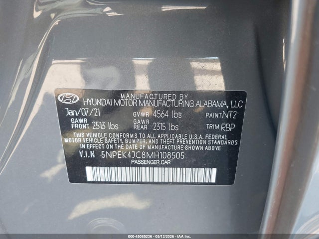 5NPEK4JC8MH108505 Hyundai Sonata N Line