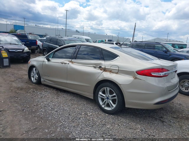 45085271 :رقم المزاد ، 3FA6P0LU5JR134028 vin ، 2018 Ford Fusion Hybrid Se مزاد بيع