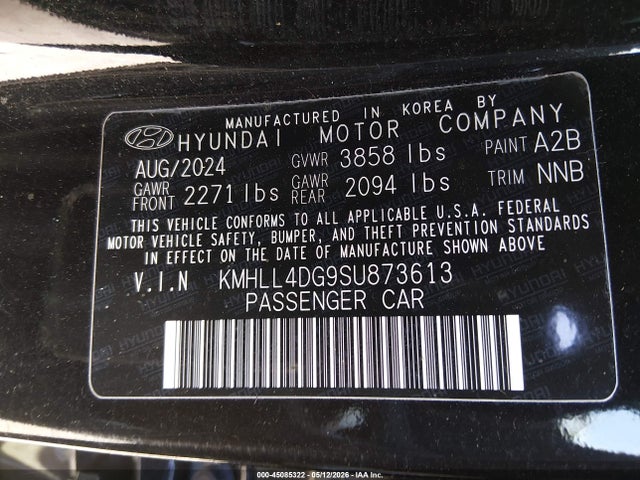 Продаж на аукціоні авто 2025 Hyundai Elantra Se, vin: KMHLL4DG9SU873613, номер лоту: 45085322