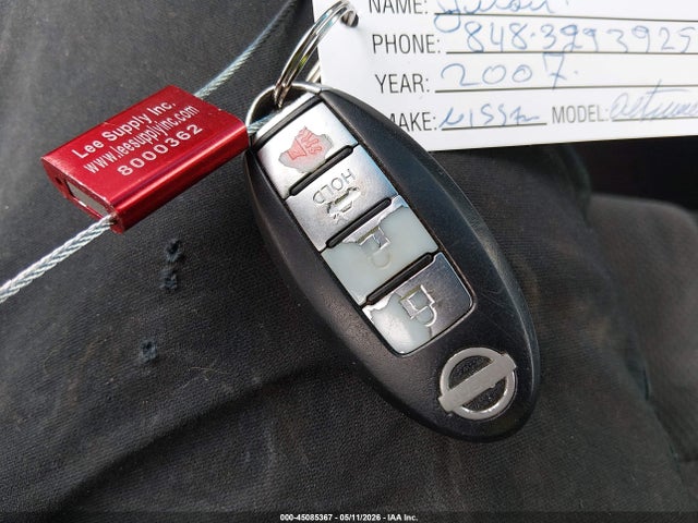 Aukcja sprzedaży 2007 Nissan Altima 2.5 S, vin: 1N4AL21E17C218710, numer aukcji: 45085367