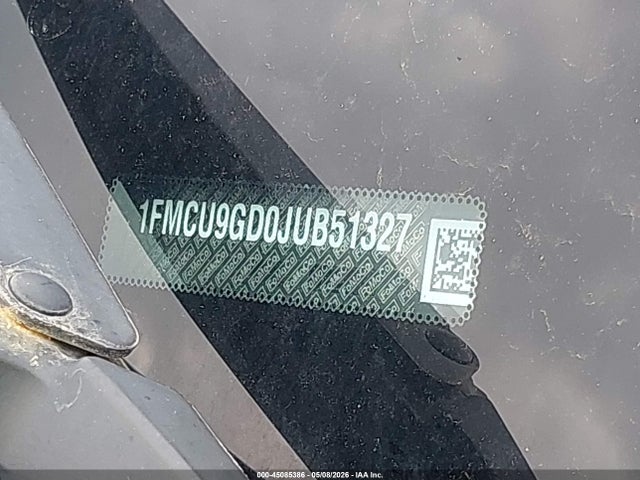 Aukcja sprzedaży 2018 Ford Escape Se, vin: 1FMCU9GD0JUB51327, numer aukcji: 45085386