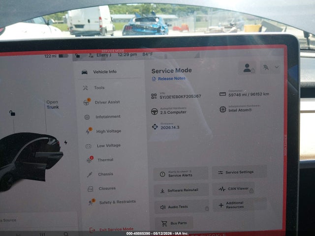 Tesla Model 3 Long Range/performance 2019 5YJ3E1EB0KF205367 Image 7