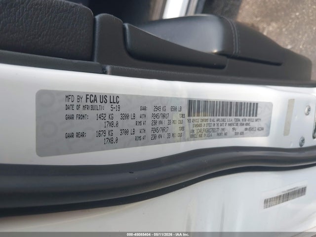 2019 Jeep Grand Cherokee Laredo E 4x4 მანქანა იყიდება აუქციონზე, vin: 1C4RJFAG6KC793177, აუქციონის ნომერი: 45085404