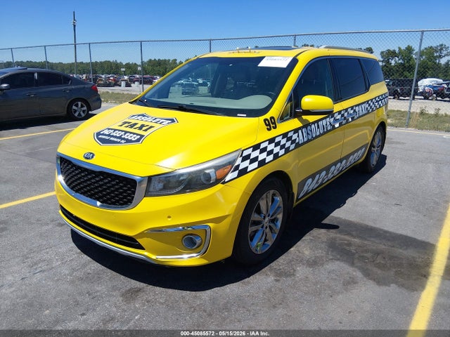 45085572 :رقم المزاد ، KNDME5C14G6146655 vin ، 2016 Kia Sedona Sx Luxury مزاد بيع
