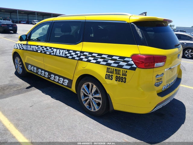 45085572 :رقم المزاد ، KNDME5C14G6146655 vin ، 2016 Kia Sedona Sx Luxury مزاد بيع