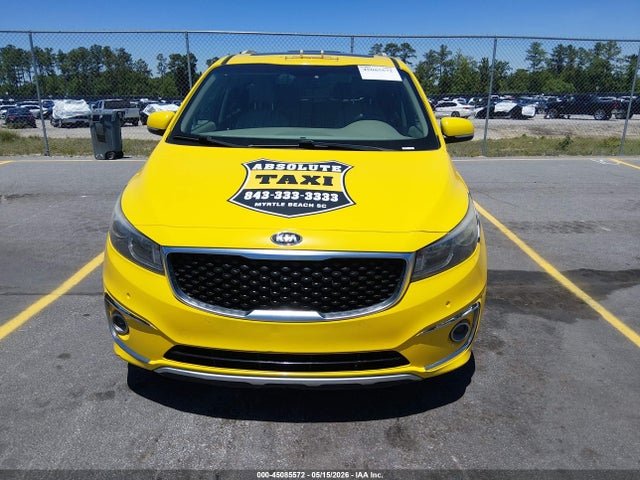 45085572 :رقم المزاد ، KNDME5C14G6146655 vin ، 2016 Kia Sedona Sx Luxury مزاد بيع