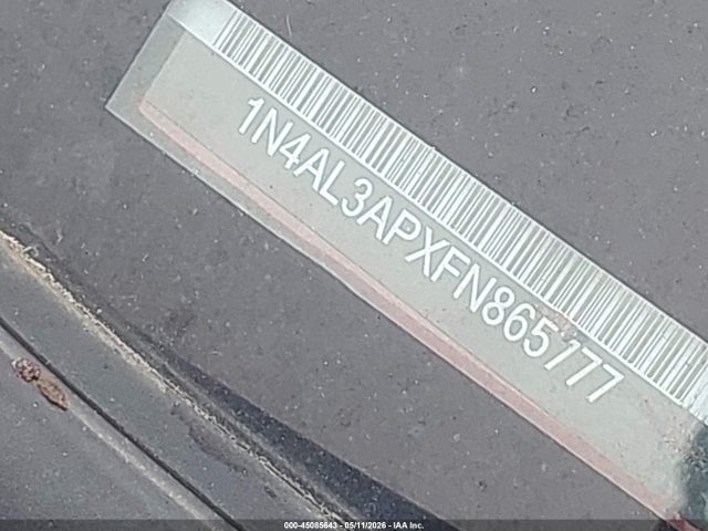 45085643 :رقم المزاد ، 1N4AL3APXFN865777 vin ، 2015 Nissan Altima 2.5/2.5 S/2.5 Sl/2.5 Sv مزاد بيع
