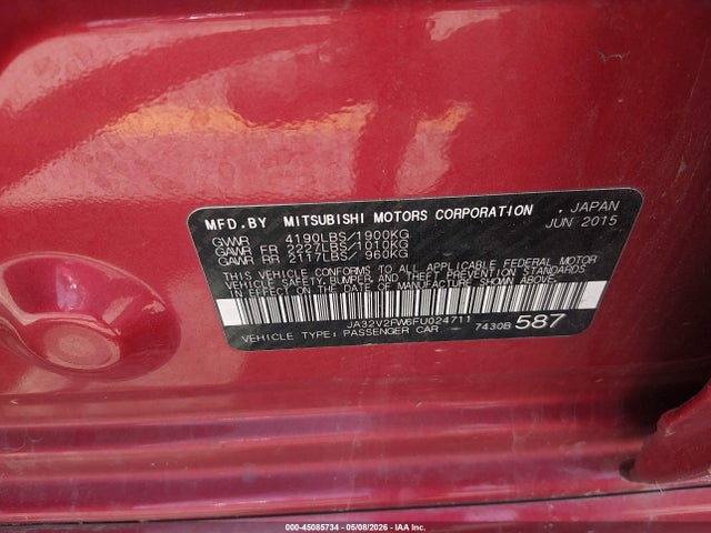JA32V2FW6FU024711 Mitsubishi Lancer Se