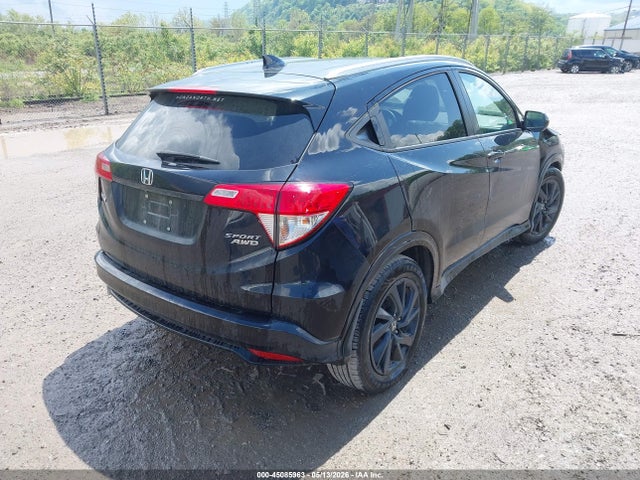 2021 Honda Hr-v Awd Sport მანქანა იყიდება აუქციონზე, vin: 3CZRU6H19MM725945, აუქციონის ნომერი: 45085963