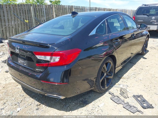 45086240 :رقم المزاد ، 1HGCV1F37JA256378 vin ، 2018 Honda Accord Sport مزاد بيع