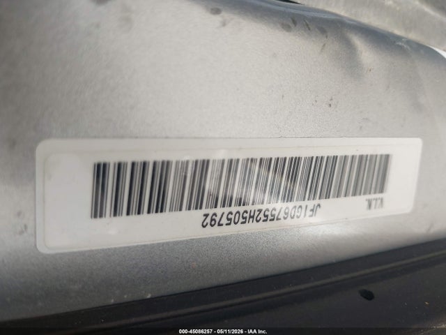 45086257 :رقم المزاد ، JF1GD67552H505792 vin ، 2002 Subaru Impreza 2.5rs مزاد بيع