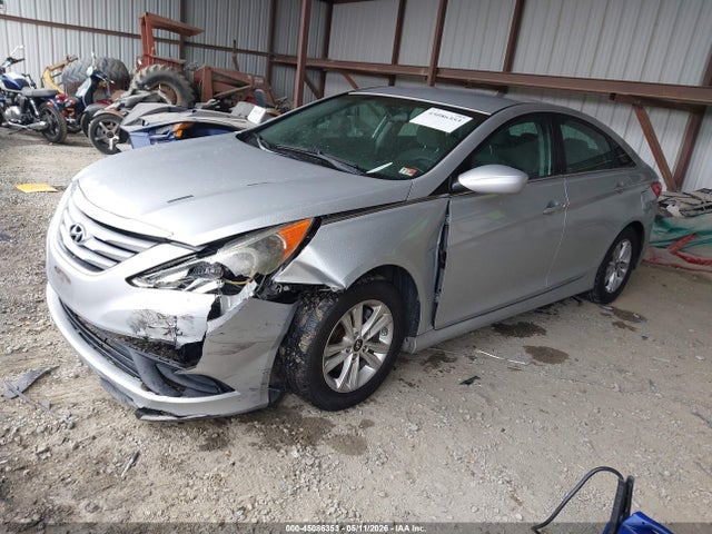 2014 Hyundai Sonata Gls მანქანა იყიდება აუქციონზე, vin: 5NPEB4AC5EH879523, აუქციონის ნომერი: 45086353