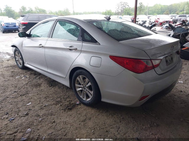 2014 Hyundai Sonata Gls მანქანა იყიდება აუქციონზე, vin: 5NPEB4AC5EH879523, აუქციონის ნომერი: 45086353