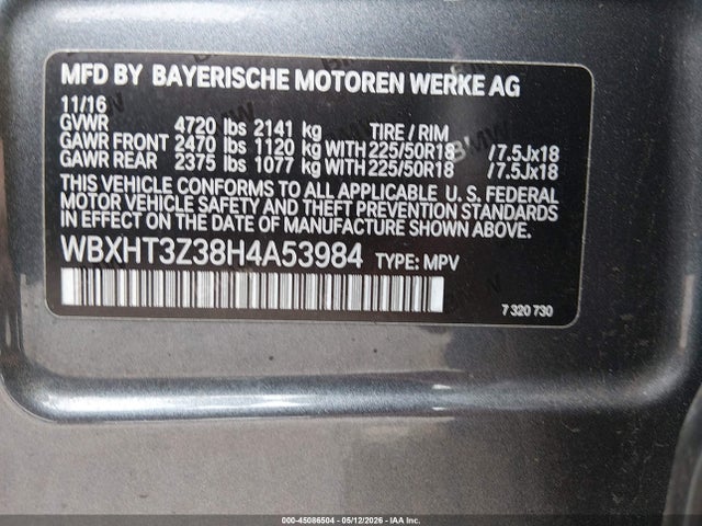 WBXHT3Z38H4A53984 BMW X1 Xdrive28i