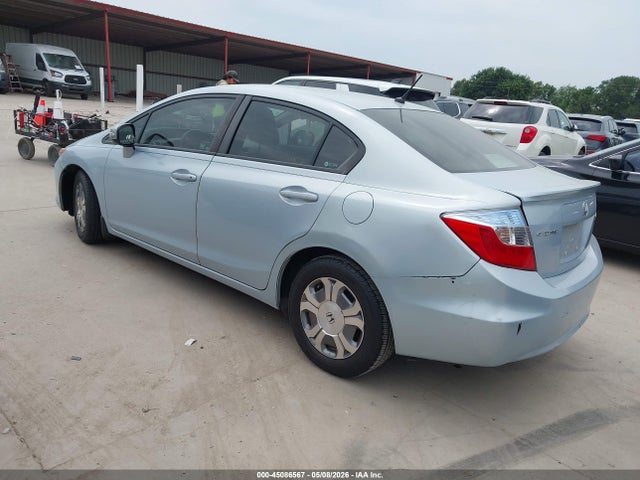 Продажа на аукционе авто 2012 Honda Civic Hybrid, vin: JHMFB4F21CS003131, номер лота: 45086567