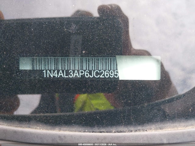 2018 Nissan Altima 2.5 Sv მანქანა იყიდება აუქციონზე, vin: 1N4AL3AP6JC269537, აუქციონის ნომერი: 45086655