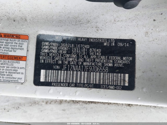 Scion FR-S 2015 JF1ZNAA17F9706558 Image 9
