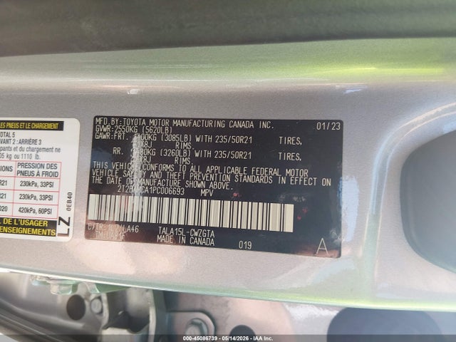 Продаж на аукціоні авто 2023 Lexus Rx 350 Luxury, vin: 2T2BAMCA1PC006693, номер лоту: 45086739