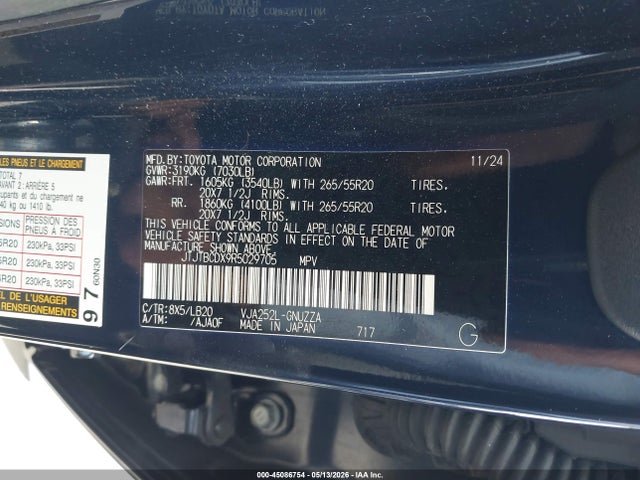 Lexus Gx 550 Premium 2024 JTJTBCDX9R5029705 Image 9