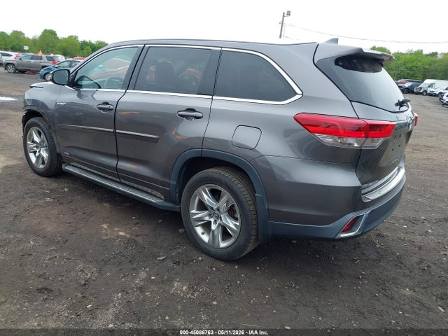 2018 Toyota Highlander Hybrid Limited მანქანა იყიდება აუქციონზე, vin: 5TDDGRFH9JS045290, აუქციონის ნომერი: 45086763