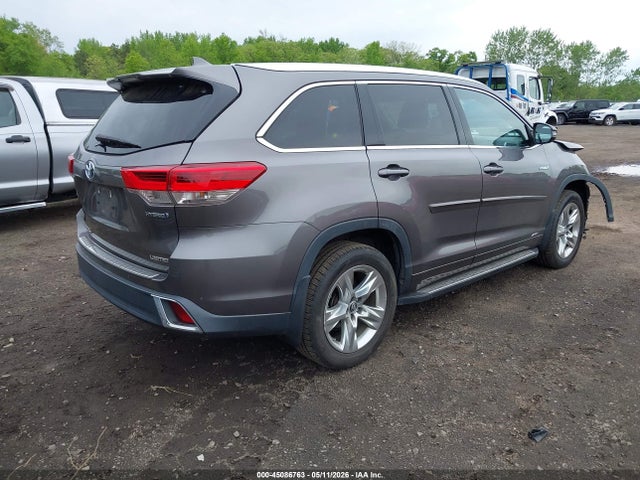2018 Toyota Highlander Hybrid Limited მანქანა იყიდება აუქციონზე, vin: 5TDDGRFH9JS045290, აუქციონის ნომერი: 45086763