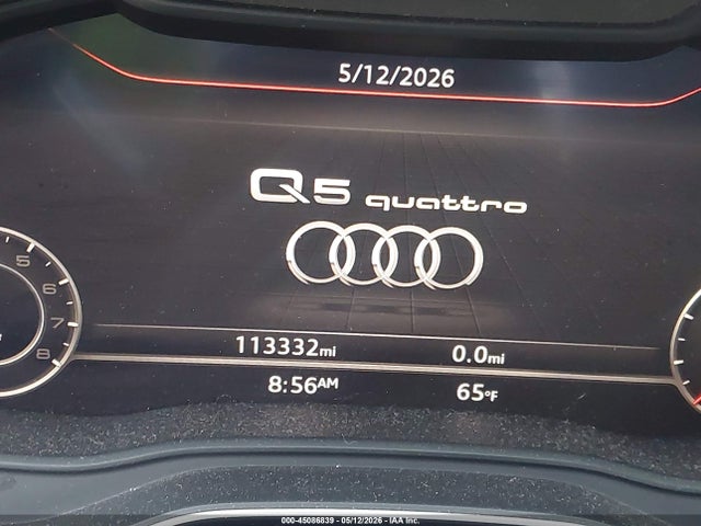 2018 Audi Q5 2.0t Premium/2.0t Tech Premium მანქანა იყიდება აუქციონზე, vin: WA1BNAFY6J2058529, აუქციონის ნომერი: 45086839