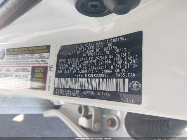Toyota CAMRY LE 2014 4T4BF1FK9ER339945 Image 9
