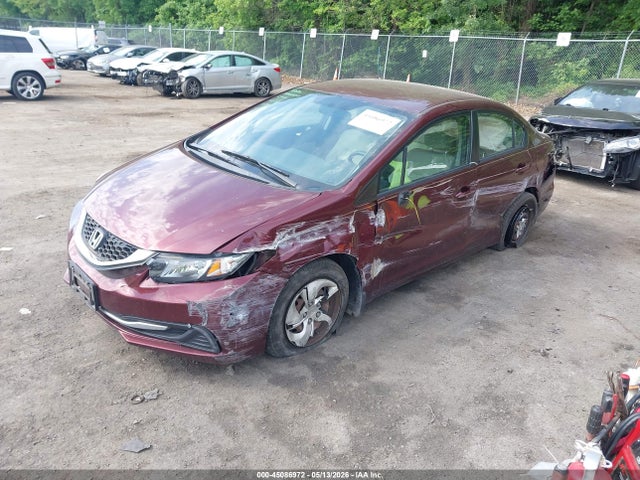45086972 :رقم المزاد ، 19XFB2F58FE701257 vin ، 2015 Honda Civic Lx مزاد بيع