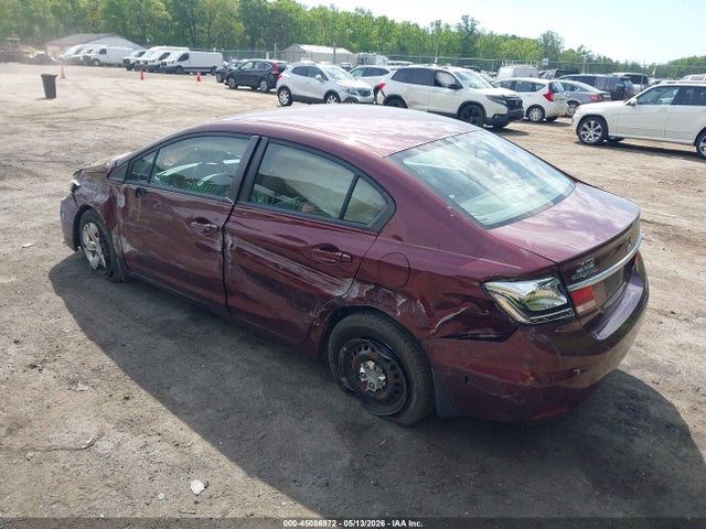 45086972 :رقم المزاد ، 19XFB2F58FE701257 vin ، 2015 Honda Civic Lx مزاد بيع